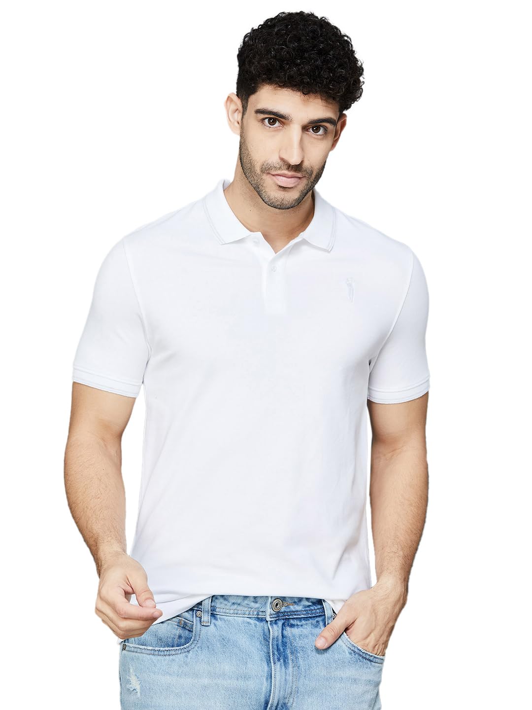 Bossini Men Cotton Lycra Regular Fit Solid T Shirt-picture-21