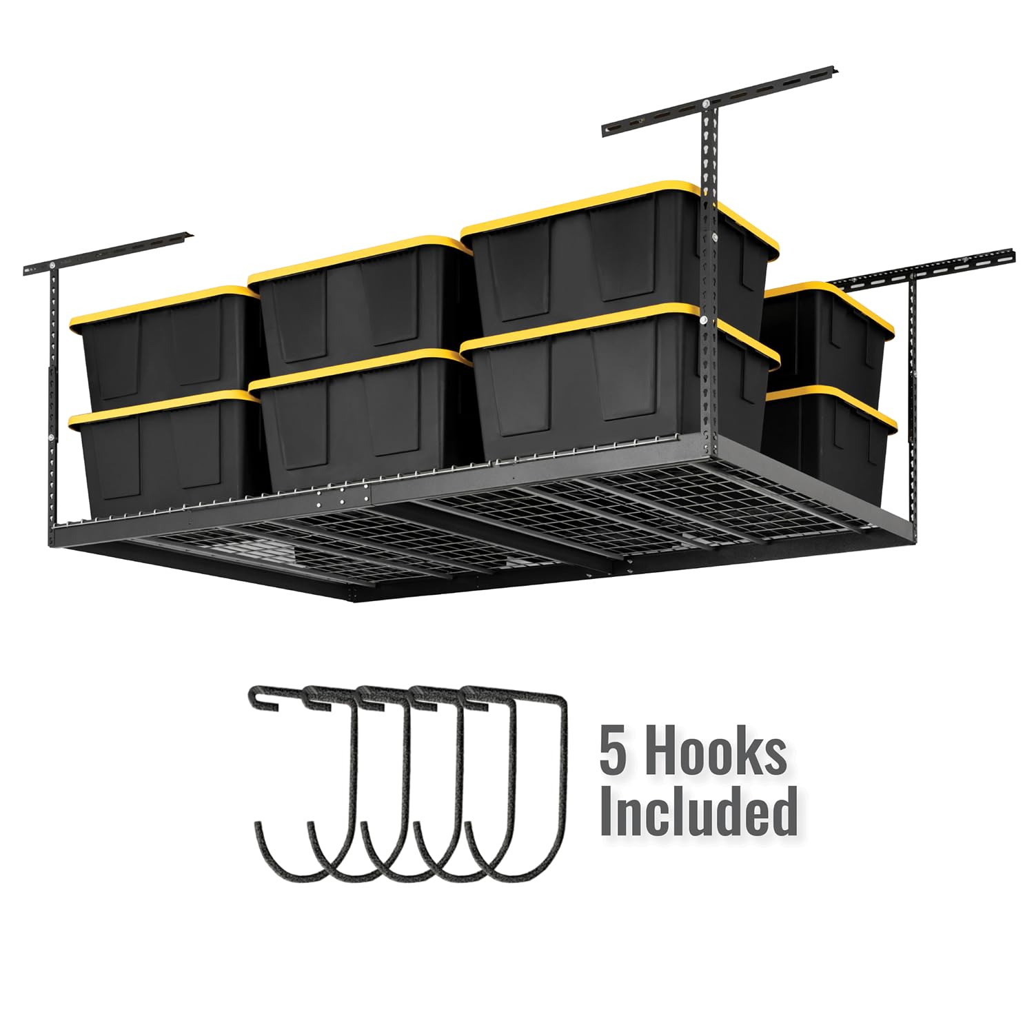 Snapklik.com : SafeRacks Overhead Garage Storage Rack - Heavy Duty ...