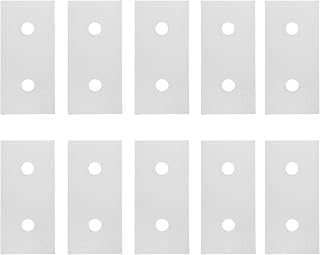 10Pcs Joining Plate Aluminum Flat Straight Brace Brackets Mending Joining Plates Connecting Reinforcement Vertical Connection Tool Braces & Joist Hangers(4040-2 Hole)