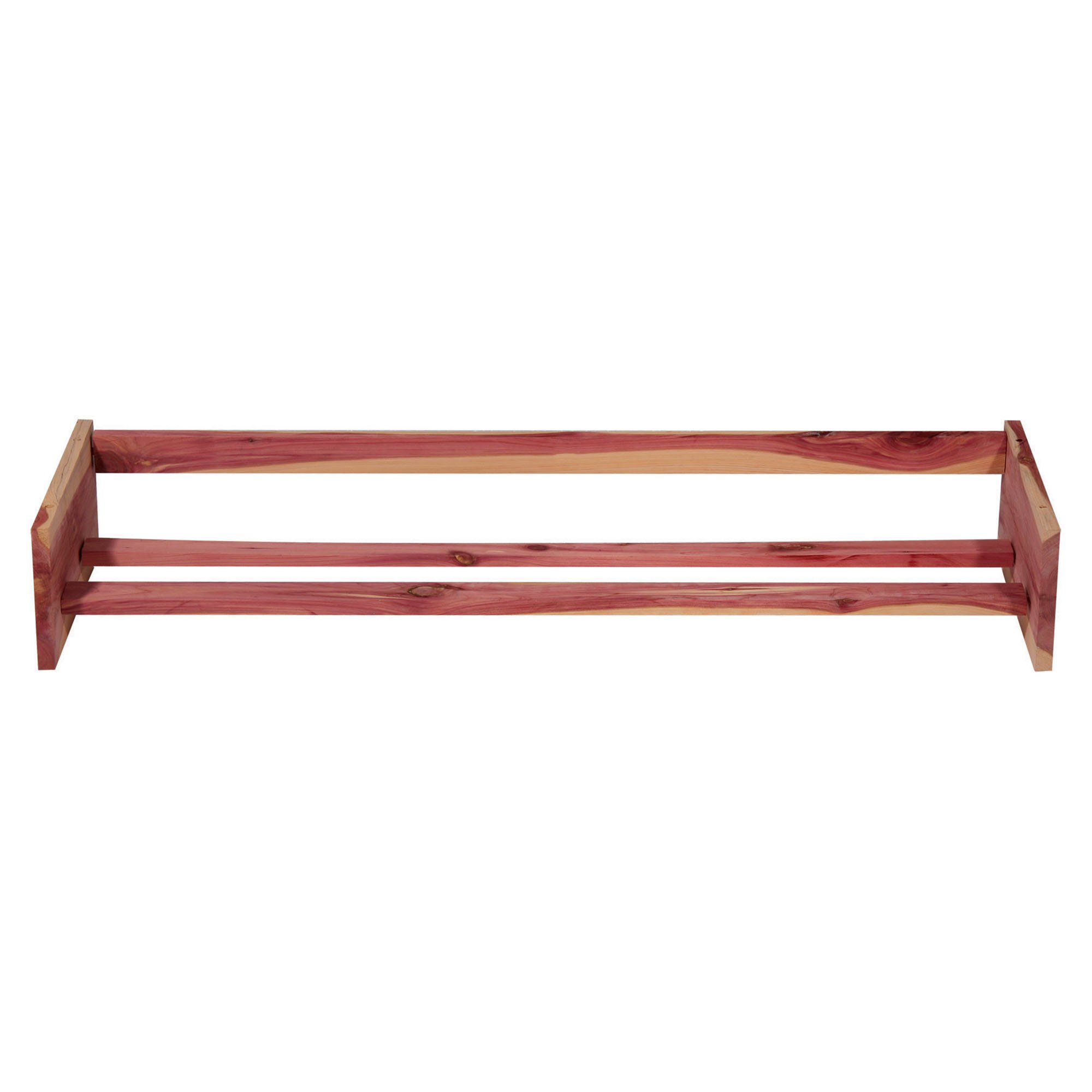 CedarFresh Stackable Cedar Shoe Rack, 29"l x 12"d x 5.5"h