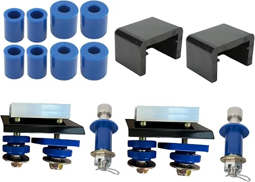 For Peterbilt Hood Roller Bushing and Engine Hood Hinge Pivot Bolt Bushings Kit Hood Bumpers for Peterbilt 379 378 377 375 357 385 Replace 13-04154 13-04164 13-04391 13-03593