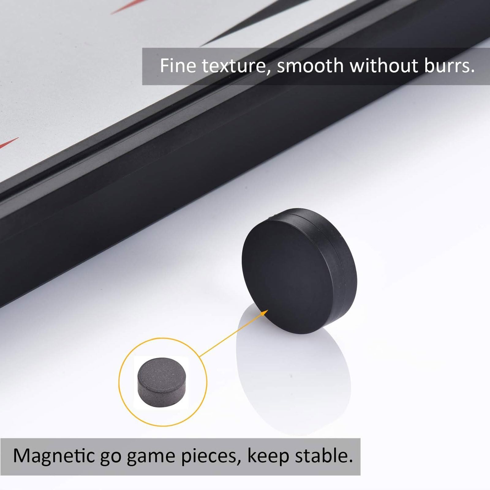 schachspiel Magnetisches Backgammon-Set, faltbares Reisebrettspiel for Erwachsene und Kinder, tragbar for Picknicks im Auto, zu Hause und im Freien(25 * 25 * 2cm)