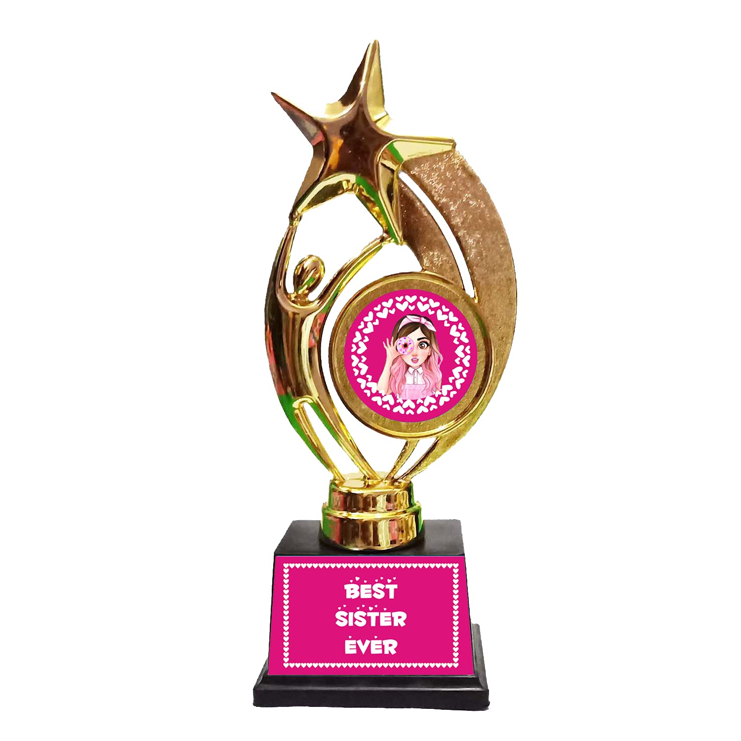 Family Shoping Rakhi Gift for Sister Best Sister Ever Trophy Medal Award for Sister Rakhi Gifts (B07V1Y7H84) Amazon Price History, Amazon Price Tracker