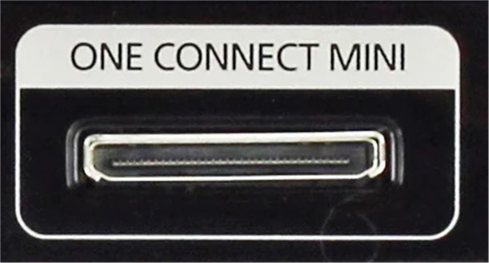 Cable Mini One Connect Compatible con Samsung BN39-02015A, BN39-02014A, BN96-35817G, BN96-35817B, UN40JU7100, 4K Ultra HD, Smart LED, HDTV, TV Box, Accesorios Trumpet