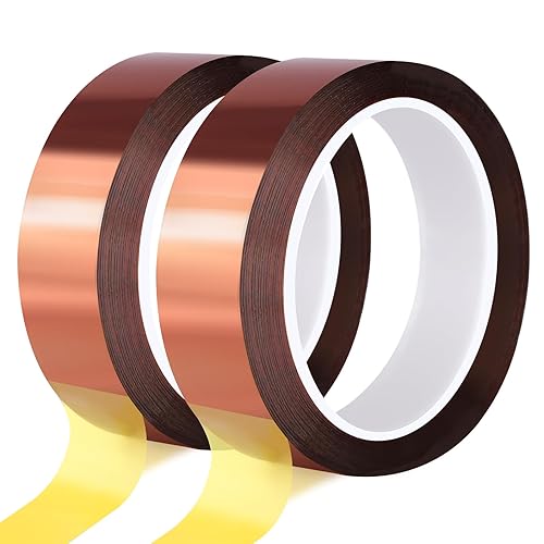 Miniatura 8 de 4 rollos de 20 mm×25 m (82 pies) de cinta térmica, cinta de transferencia resistente al calor para sublimación para prensa de calor, soldadura