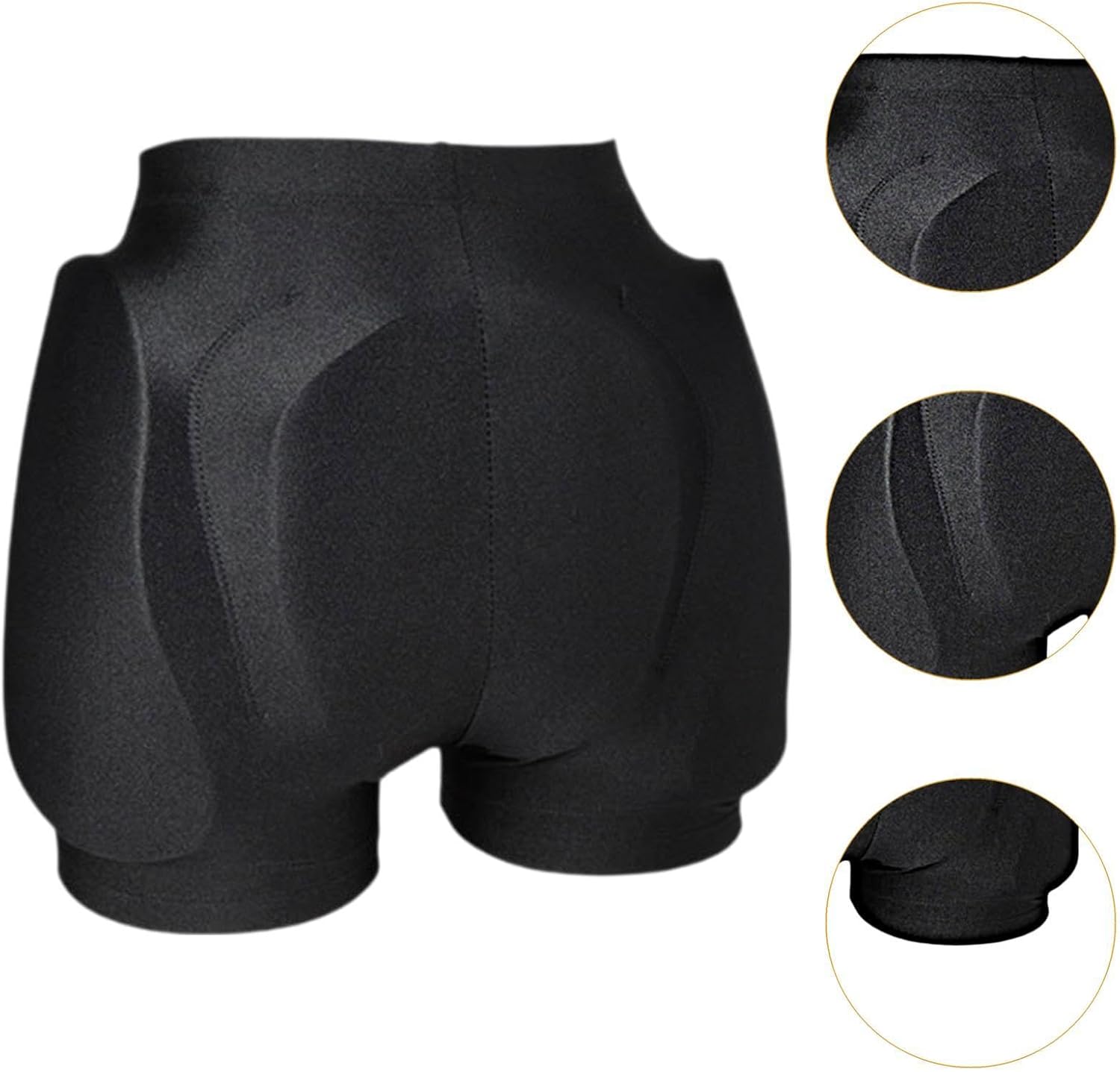 Ｍｉｌａｇｅｔｏ フィギュアスケート用パッド入りショーツ、ヒッププロテクションパッド、スポーツウェア、トレーニングウェア、スノーボー