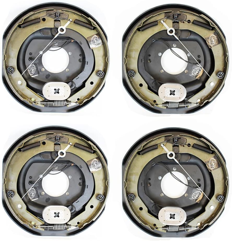 Electric Trailer Brake Assembly, 10 X 2-1/4 Inch, 2 Pairs Self-Adjusting E - Foto 5