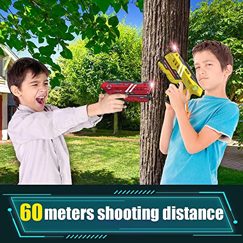 Vatos Laser Tag Gun - Infrared Multi Function Laser Gun 4 Gun 4 Vests - Multiplayer Game Set Tag For Kids Adults-Indoor Outdoor Backyard Garden Battle Games For Family #TOP5