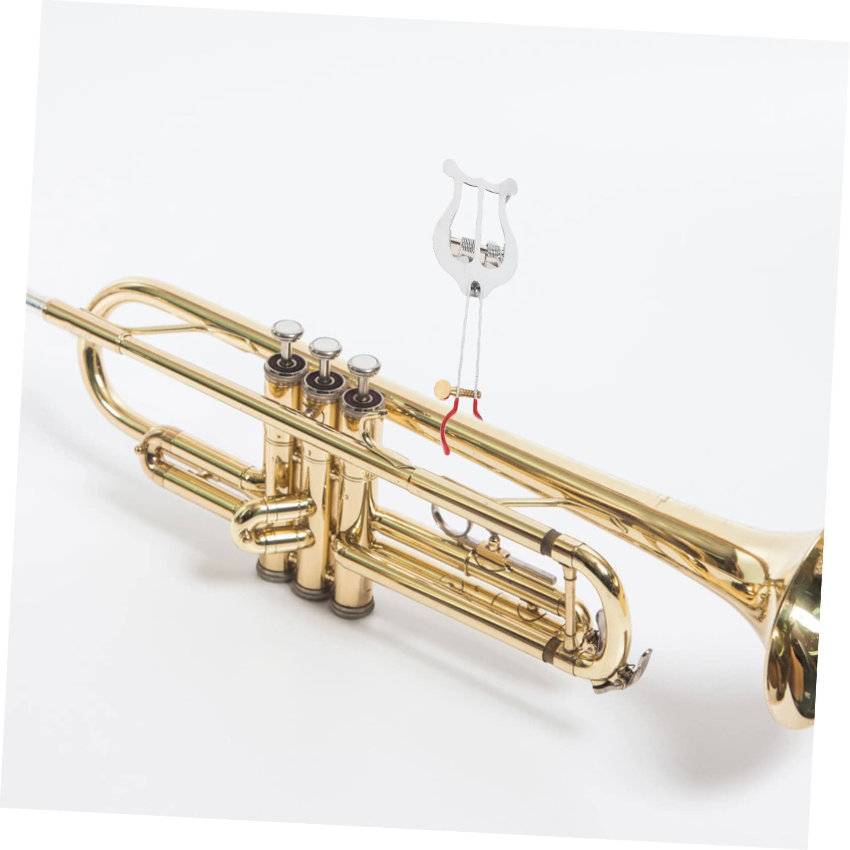 ibasenice 5stücke Praktischer Notenclip Für Trompete Stabiler Musiknotenhalter Silber Für Musiker Schüler Und Instrumentalspieler Perfektes Zubehör Für Marschmusik
