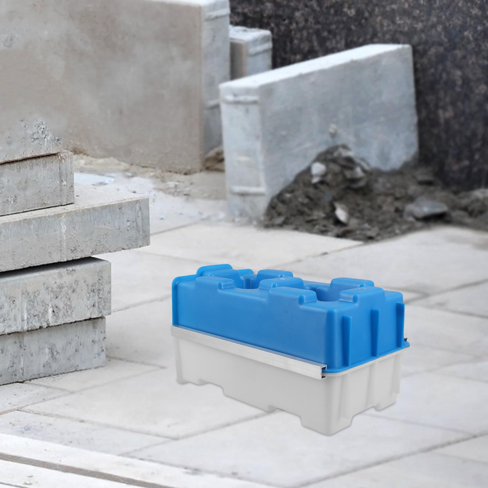 Molde hueco para ladrillos, moldes de hormigón reutilizables, de plástico huecos para ladrillos de hormigón para decoración de jardines y paisajismo.