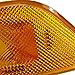 SPEC-D TUNING Amber Lens Front Side Marker Lights Compatible with 2002-2003 Subaru Impreza WRX RS L+R Pair Assembly