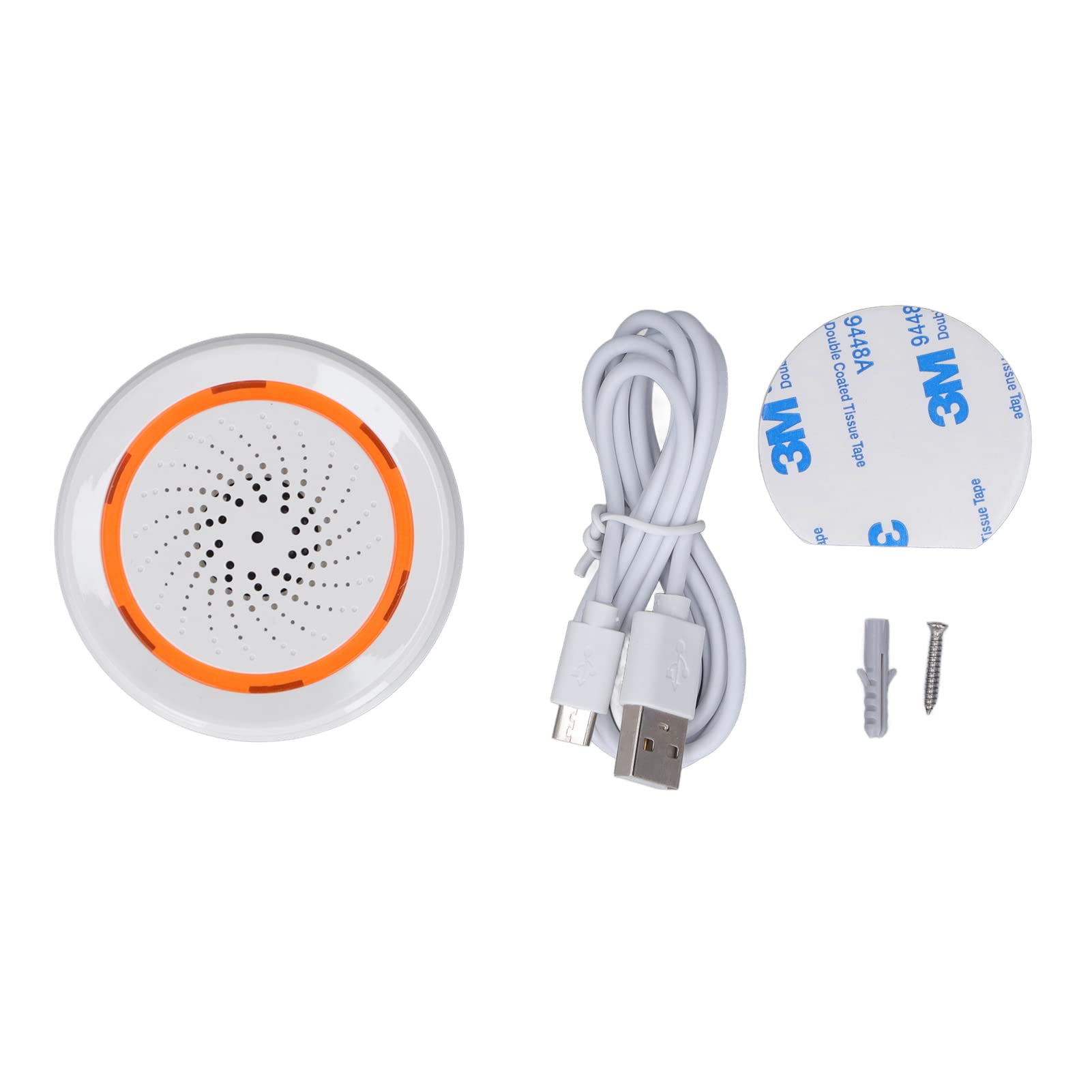 Smart Siren Alarm Wireless Zigbee3.0 Sicherheitssystem 90 dB Laut Audible Alarm mit App -Fernbedienung für die Sicherheit des Home Office