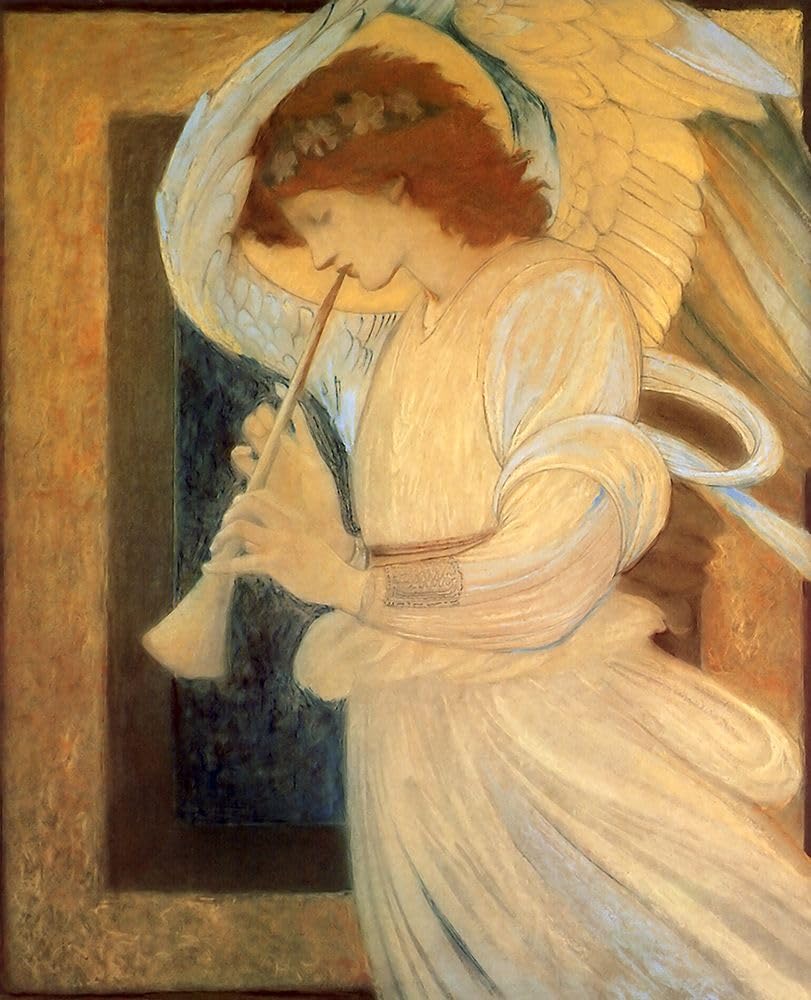 Angel With Shofar Poster Print - Apple Collection Vintage (24 x 36)