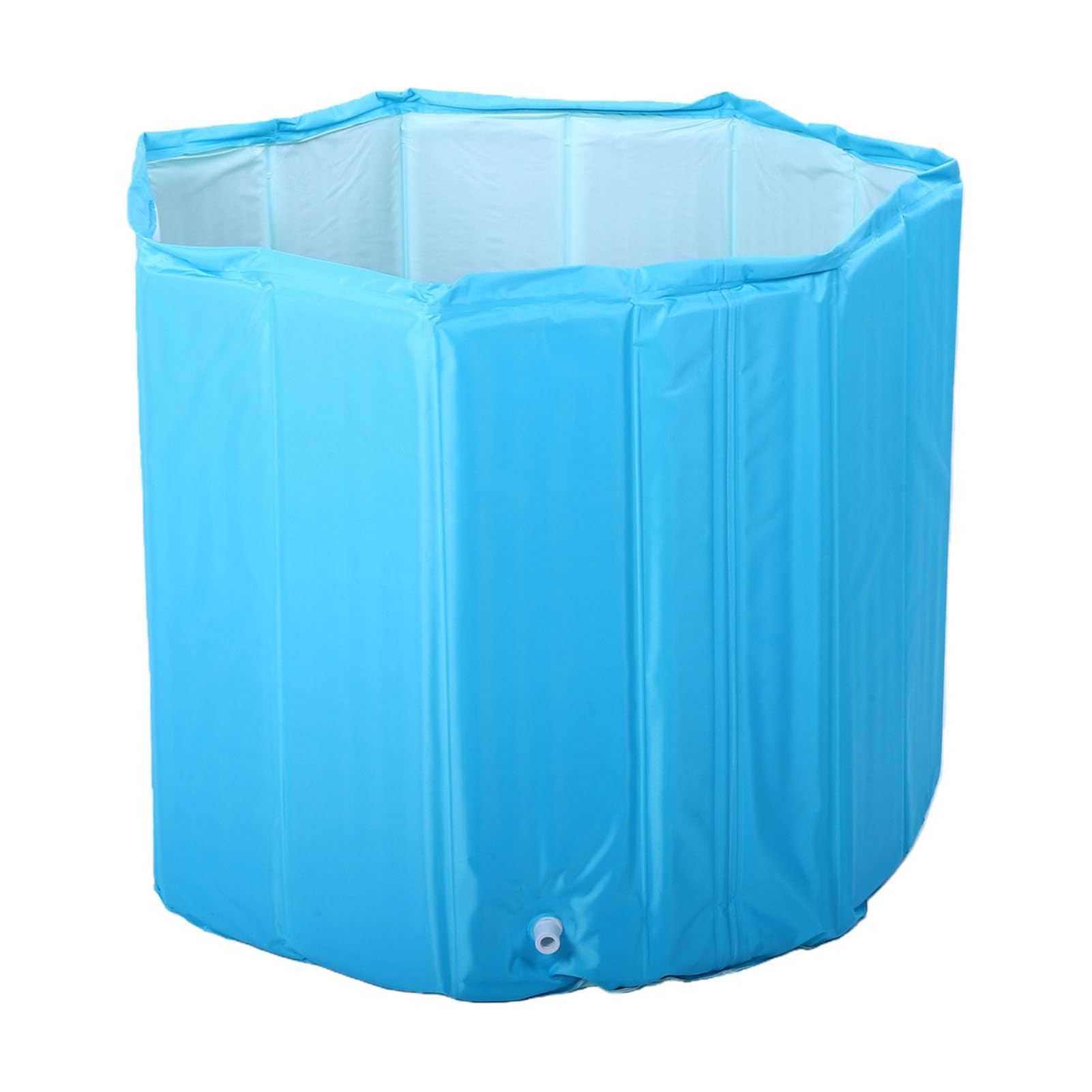 Nadmuchiwana wanna dla dorosłych 31,50x25,59 cala składana wanna PVC SPA wanna do kąpieli dla rodziny łazienka (Blue)