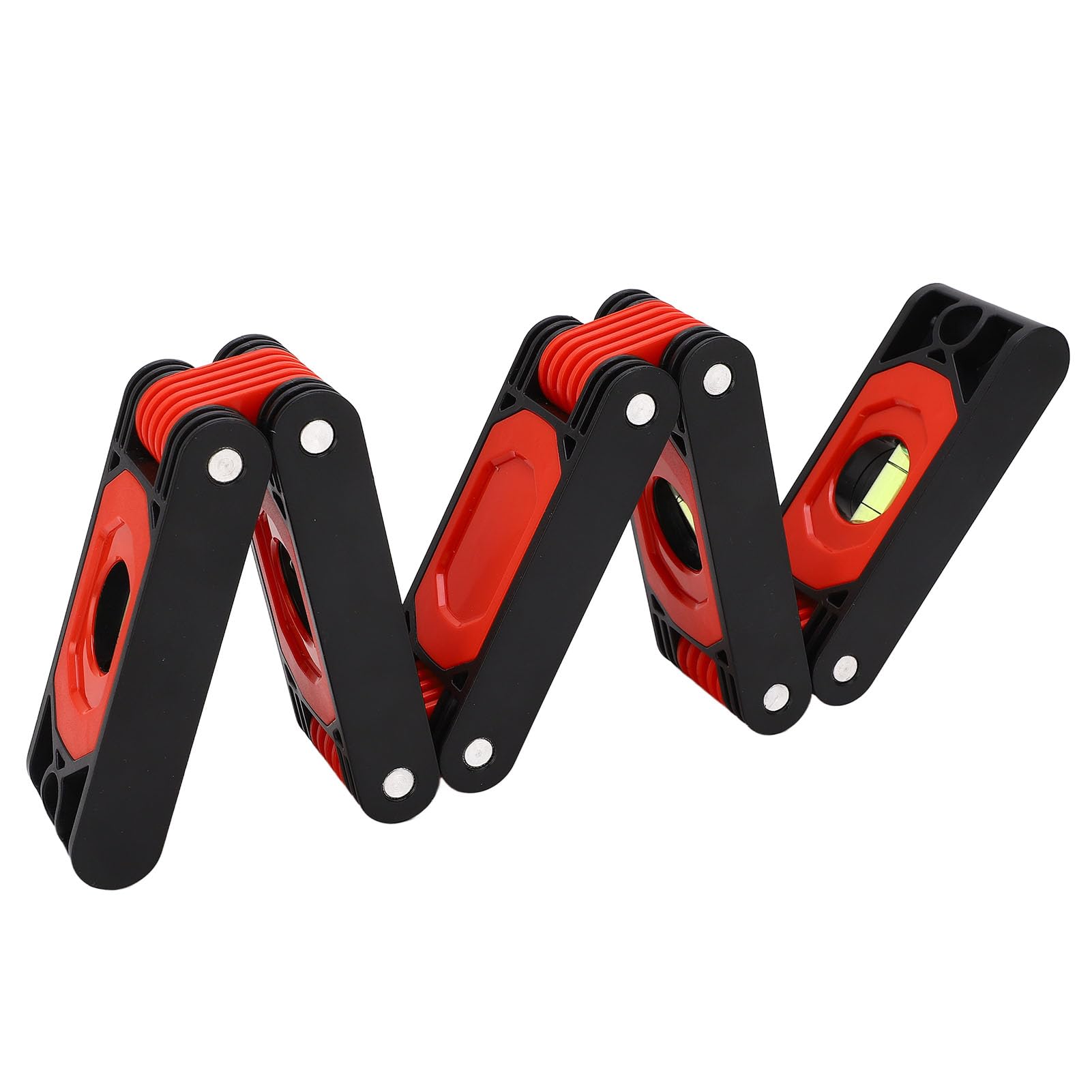 Aimant de la règle de niveau de bulle pliable outil de mesure d'angle extensible pour les tâches de bricolage domestiques