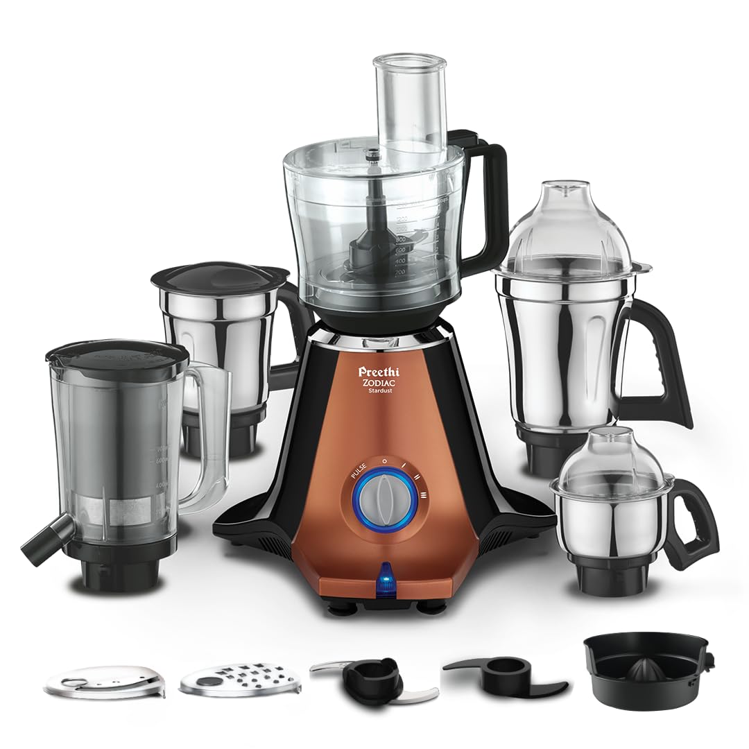 Preethi Zodiac Glitter Mixer Grinder - Lavender -9