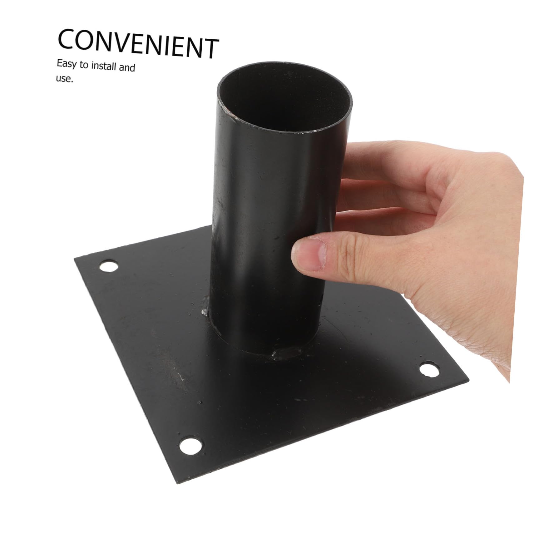 SUPVOX Support Poteau de Clôture Robuste Ancrage Fixation Facile Béton ou pour Réparation et Maintien des Poteaux de Boîte Aux Lettres