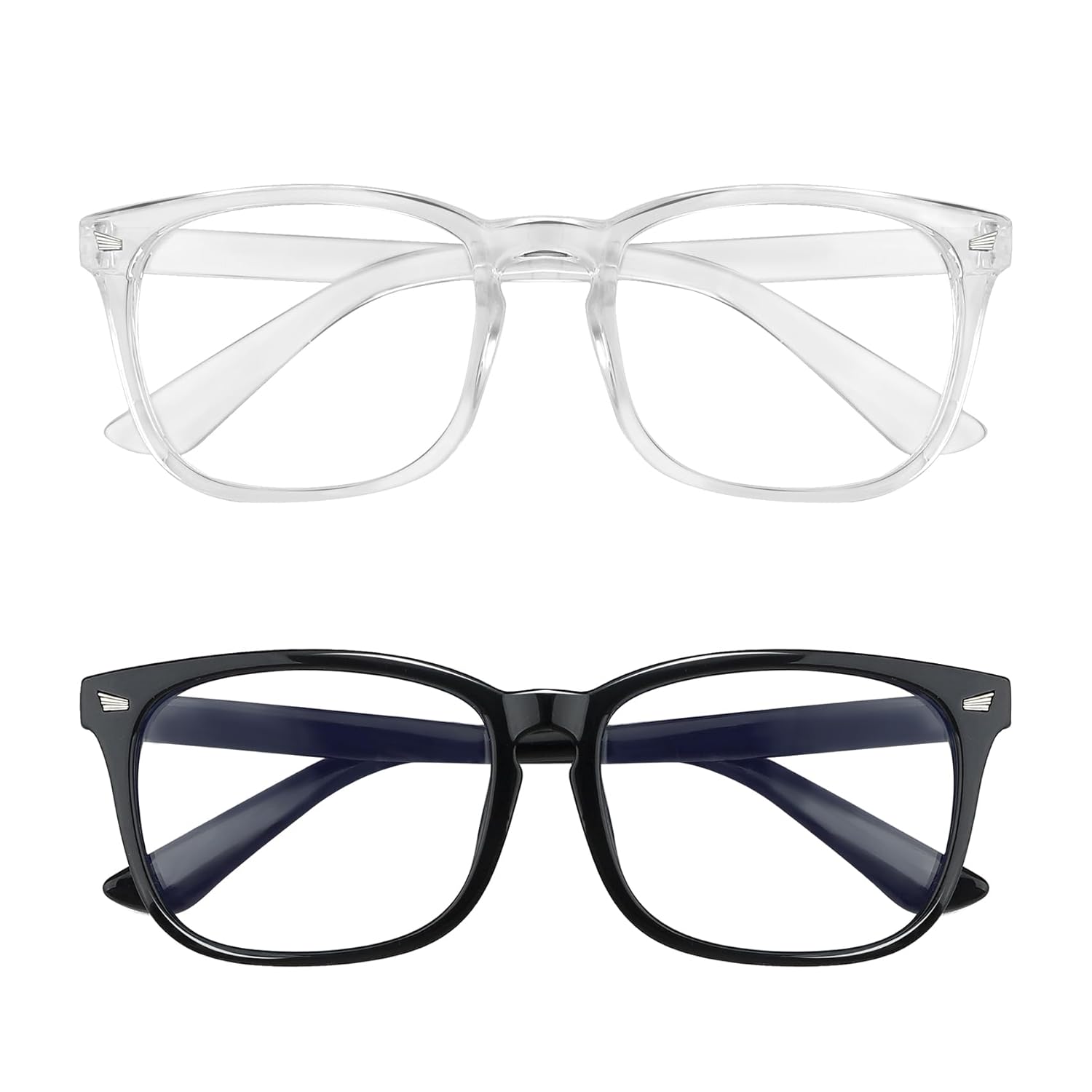 Yekepal Blue Light Blocking Glasses 2 Pack Blue Light Glasses Men Blue Light Glasses Women Eyeglasses Bluelight Eyestrain