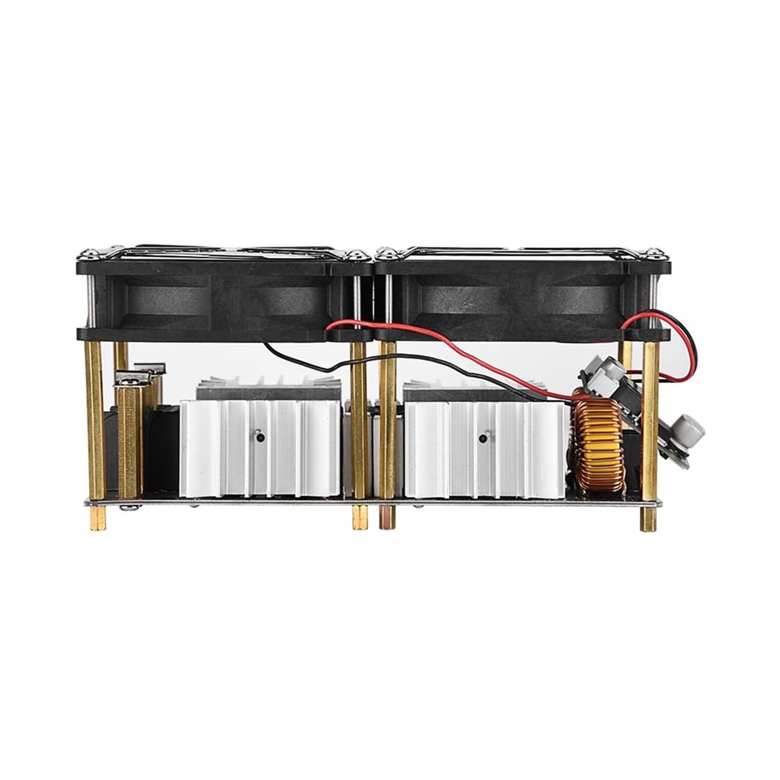 Nagrzewnica indukcyjna 40A 12 V-48 V 1800 W ZVS moduł płyty nagrzewania indukcyjnego Flyback sterownik podgrzewacz DIY moduł nagrzewania indukcyjnego wysokiej częstotliwości