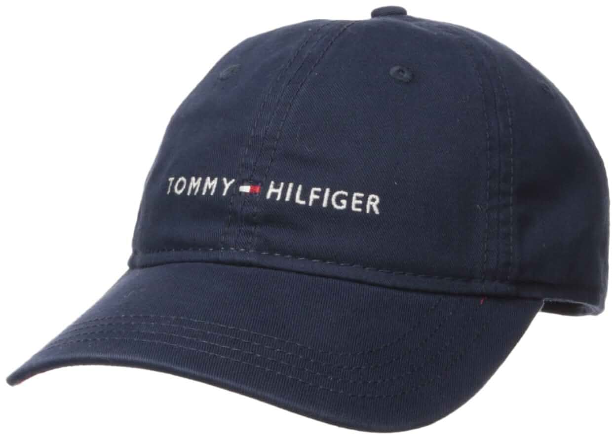 Tommy HilfigerMen's Cotton Logo Adjustable Baseball Cap standard