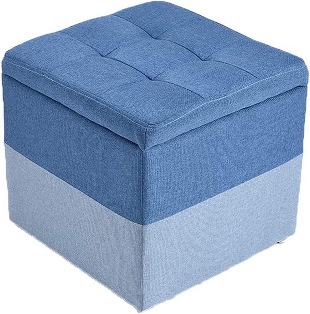 Tabouret de pied carré pour soulager les jambes et ranger le salon