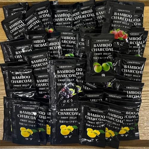 Amazon.co.jp: BAMBOO CHARCOAL JELLY 若翔 竹炭フルーツゼリー 4種 60