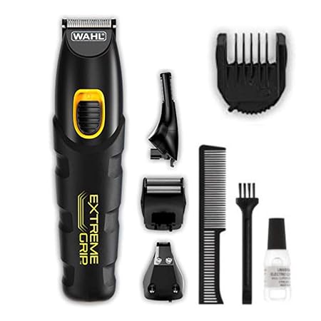 Wahl Extreme Grip Lithium-ion Multigroomer, Black & Yellow (09893-1924)