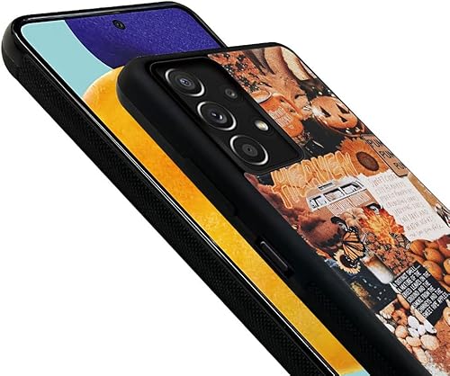 Miniatura 4 de DJSOK Funda compatible con Samsung Galaxy A32 5G, calabaza de otoño de Halloween para niñas y hombres, patrón de protección contra caídas con funda