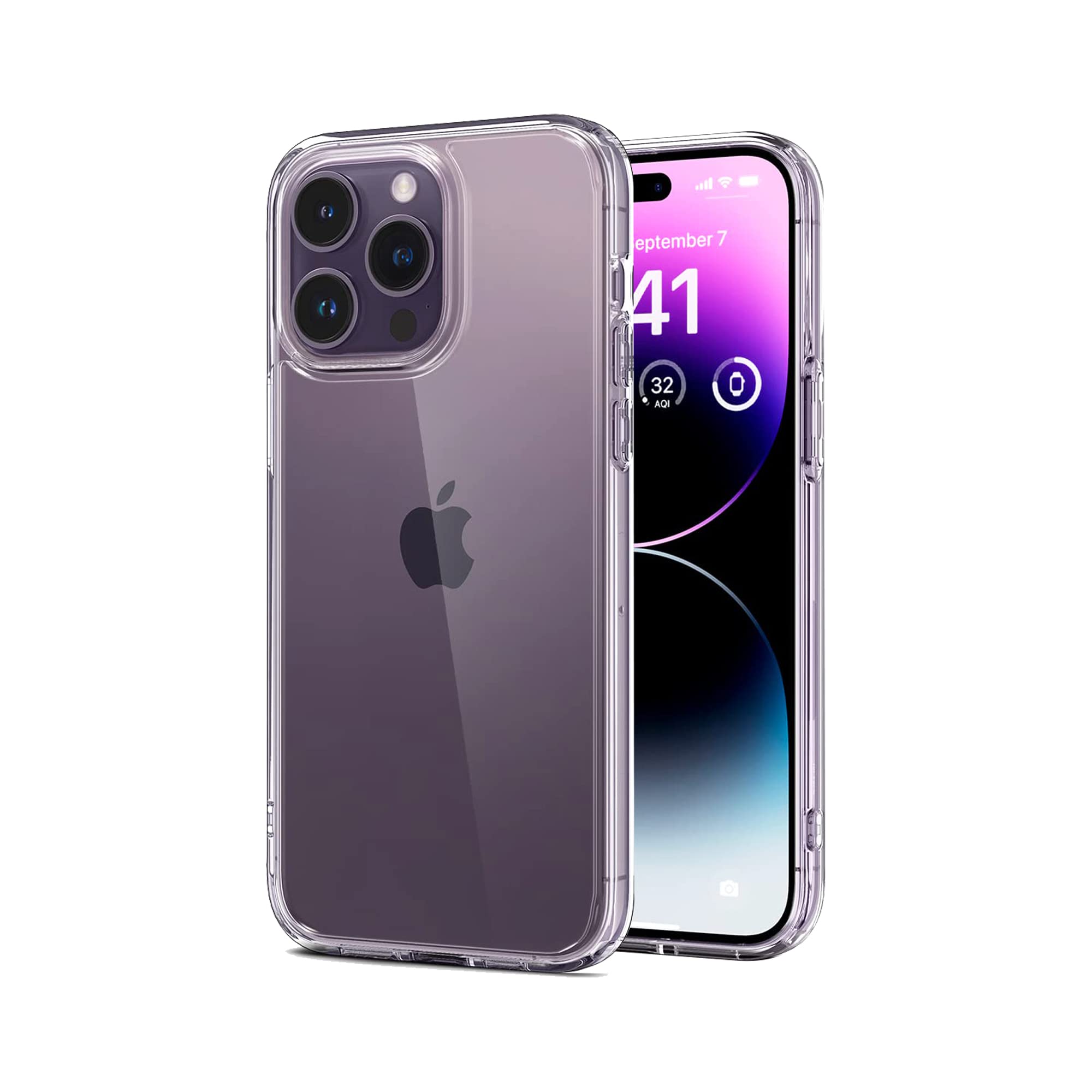 CEDO iPhone 14 Pro Clear Case | Soft Flexible Slim-Fit | Full Body 360 Protection Shock Proof TPU Back Cover (Transparent) (B0BHNW83C4) Amazon Price History, Amazon Price Tracker