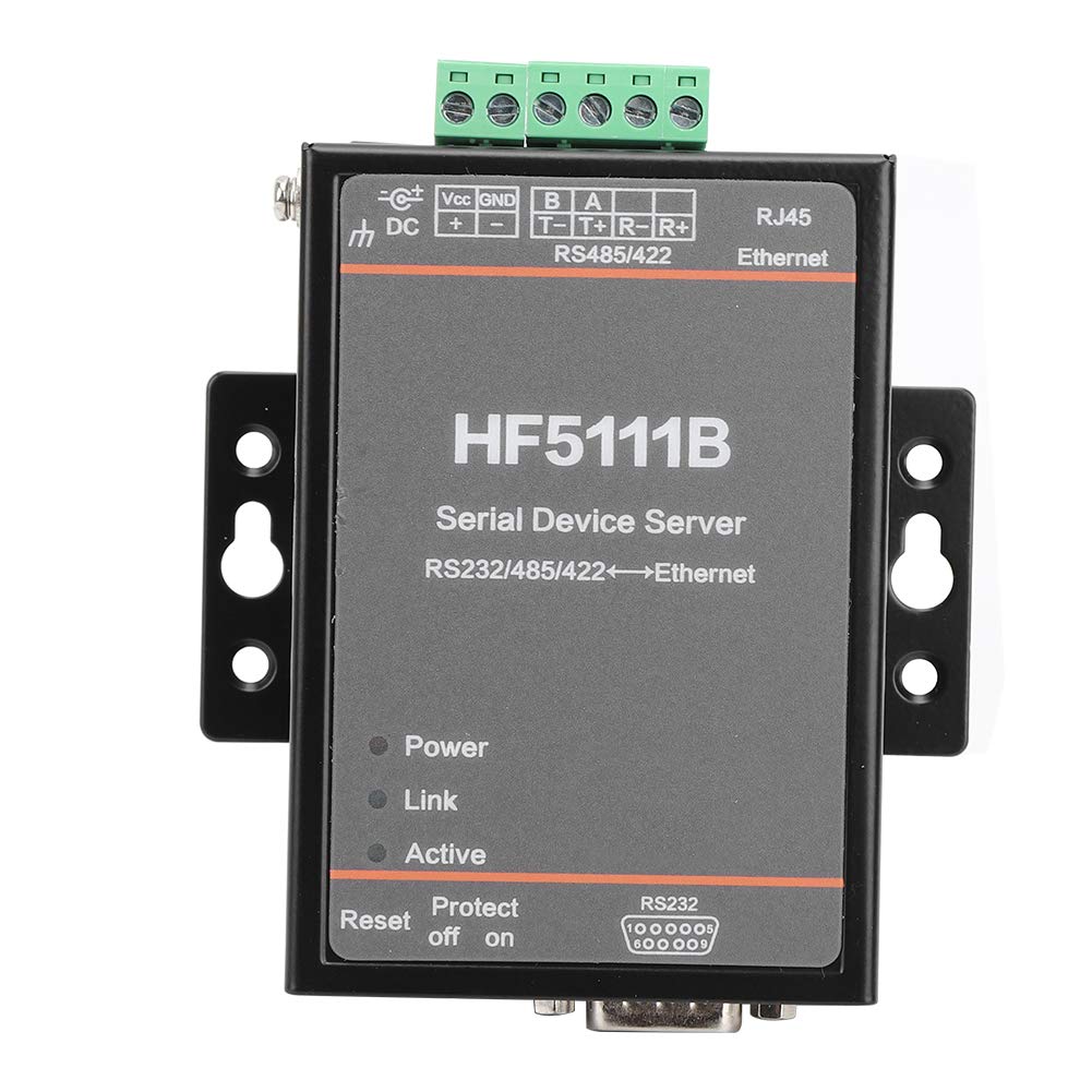 Jeanoko Server Seriale HF-5111B Connettività Ethernet Affidabile per il Monitoraggio e il Controllo Remoti Server di Dispositivi Seriali per gli Appassionati di Automazione Domestica