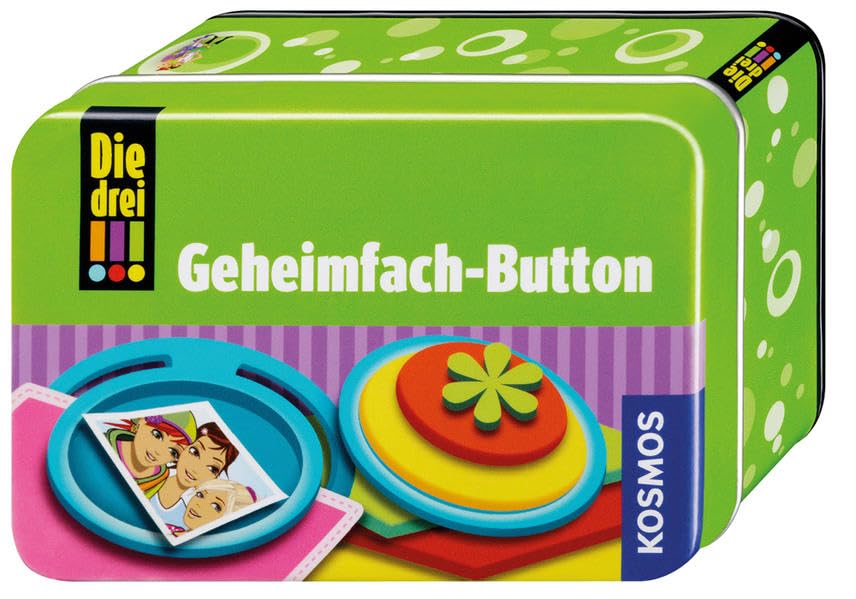 Die drei !!! Geheimfach-Button accessoire espion et badge secret enfant