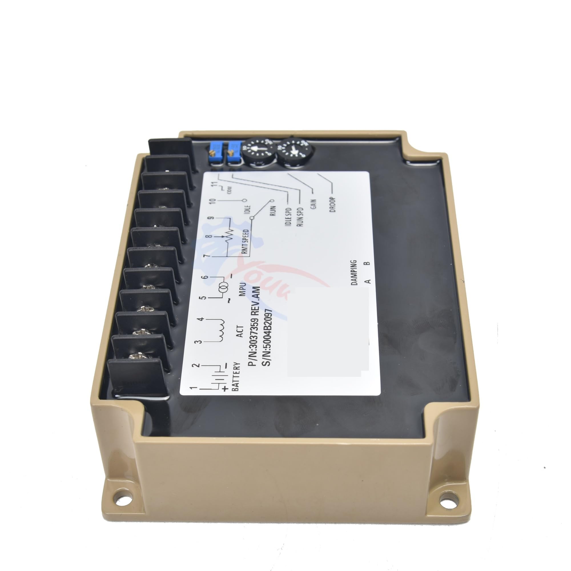 Regulator prędkości 3037359 Moduł elektronicznej płytki sterującej silnika Akcesoria Panel regulatora alternatora 3037359 (oryginał 3037359)