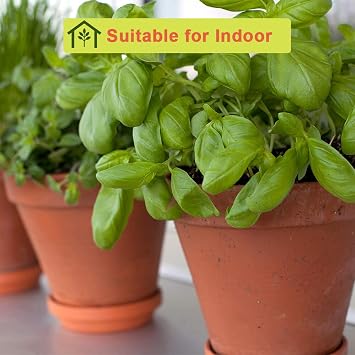 vensovo 3 Inch Terracotta Pots and 9 Inch Terracotta Pot Plant Saucer - 12 Pack Mini Clay Pot and 4 pcs Large Round Plant Pot Saucers, Great for Plants, Crafts, Wedding Favor