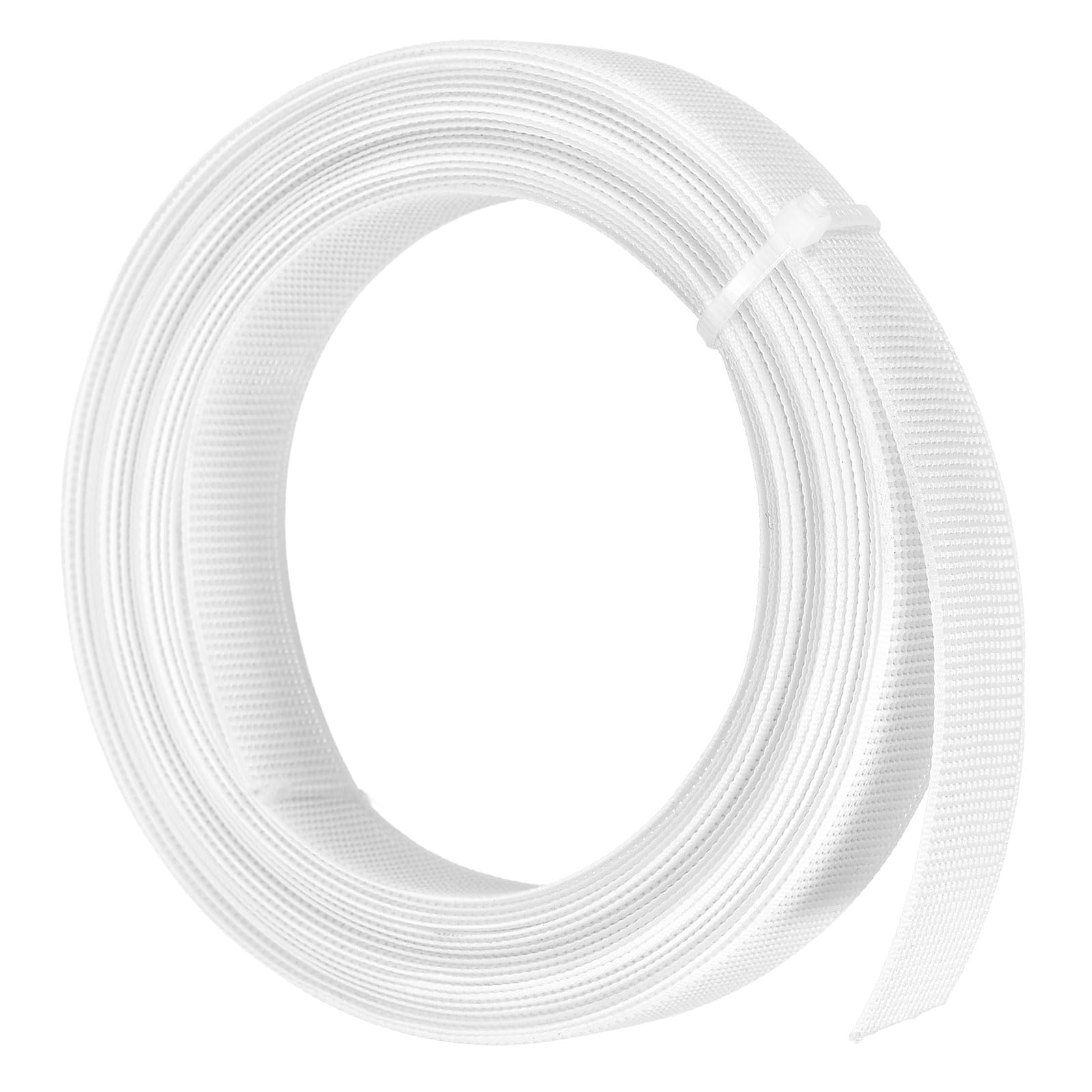 PATIKIL 5.5 Yards Polyester Boning for Sewing, 20mm Sew-Through Low Density Boning for Corsets Bridal Gown Evening Dress Lingerie Hats Crafts, White