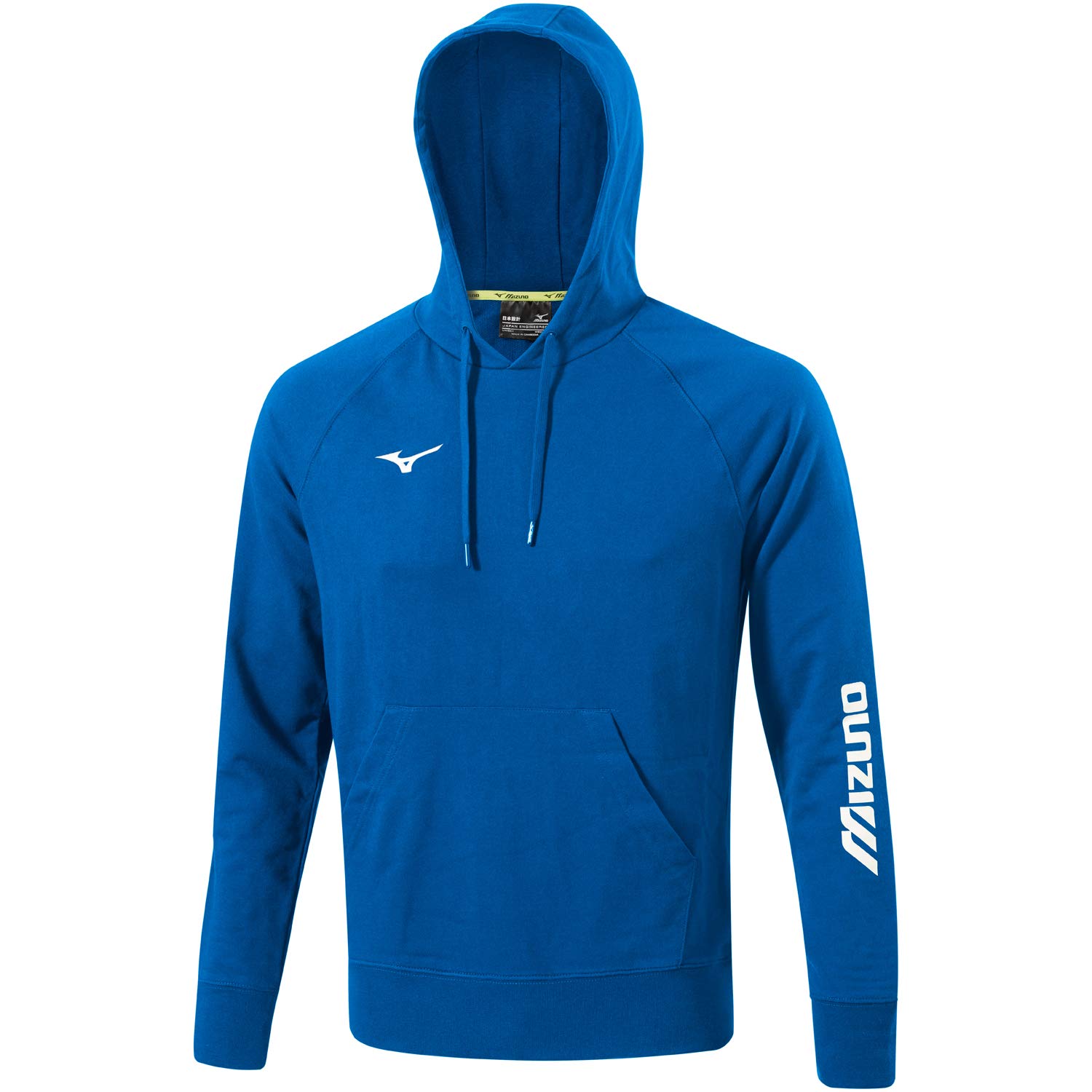 MIZUNO Terry Hoodie Sweatshirt, Royal, 3XL