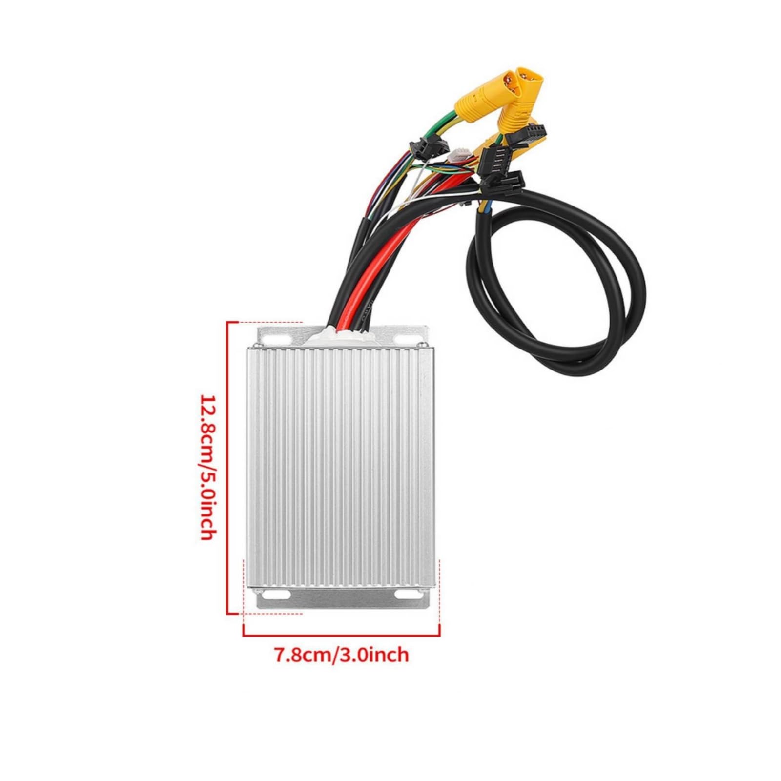 Regolatore per Monopattino Elettrico Centrale di Controllo con Alloggiamento in Alluminio con Dissipatore di per Riparazione E Manutenzione Adatto per Sostituzione