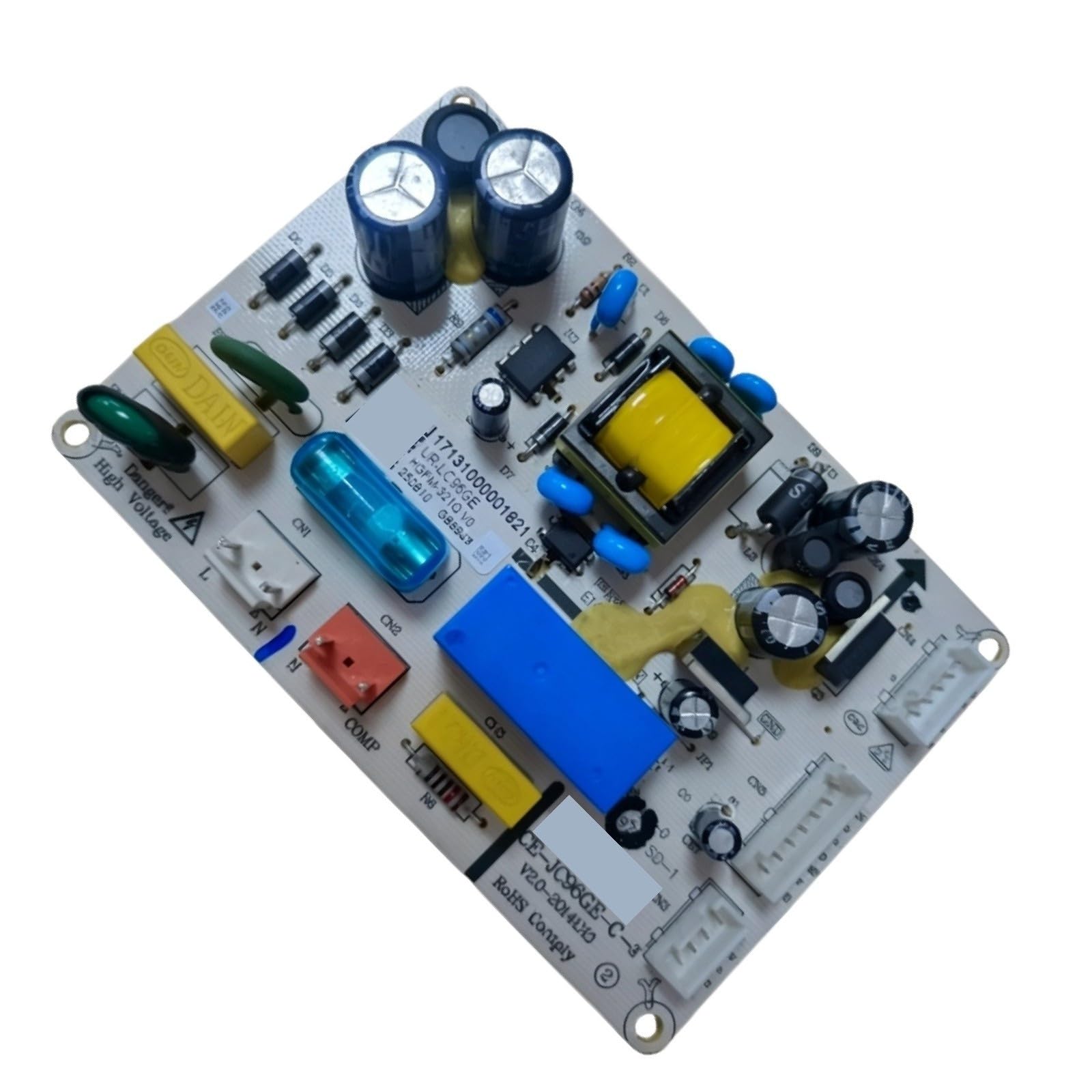Carte Mère De Réfrigérateur Compatible Avec Midea, Carte D'ordinateur for Réfrigérateur Et Congélateur UR-LC96GE, Carte D'alimentation 17131000001821 remplacer