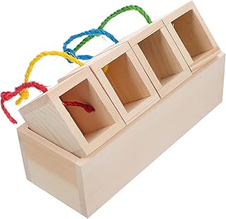 Parrot Bird Chew Toy Interactive Foraging Feeder Fun Bird Plaything Educational Training Toy for Pet Birds