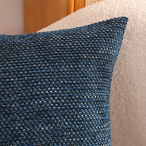 Blisybttex Throw Pillow Covers 18 X 18 Set Of 4,Waterproof Decorative Square Handmade Soft Textured Chenille Pillow Covers 45 X 45 Cm For Couch,Bed,Living Room #TOP2