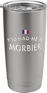 France Morbier Cheese Stinky Milk Dairy Crackers Board Stainless Steel Insulated Tumbler