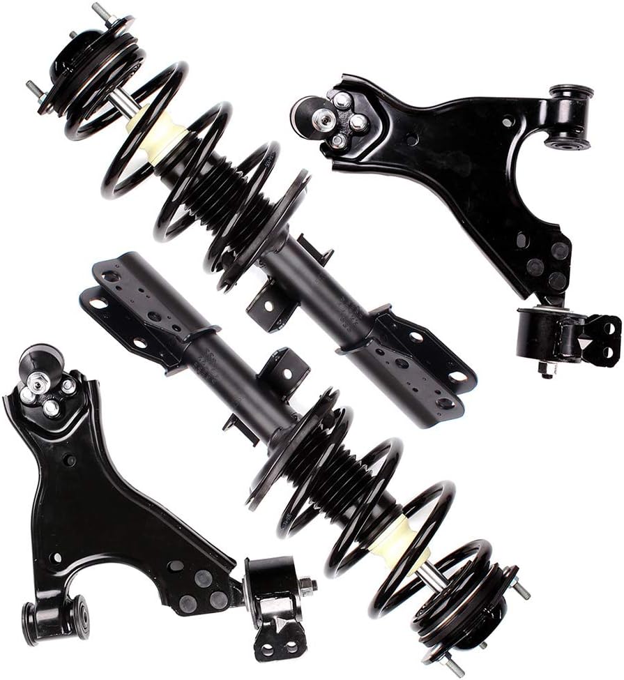 SCITOO Front Strut Spring Assembly Control Arm and Ball Joint Assembly Fit For Chevrolet Traverse 2015 2016,For GMC Acadia 2011 2012 2015 2016,For Buick Enclave 2012 2013-4PCS