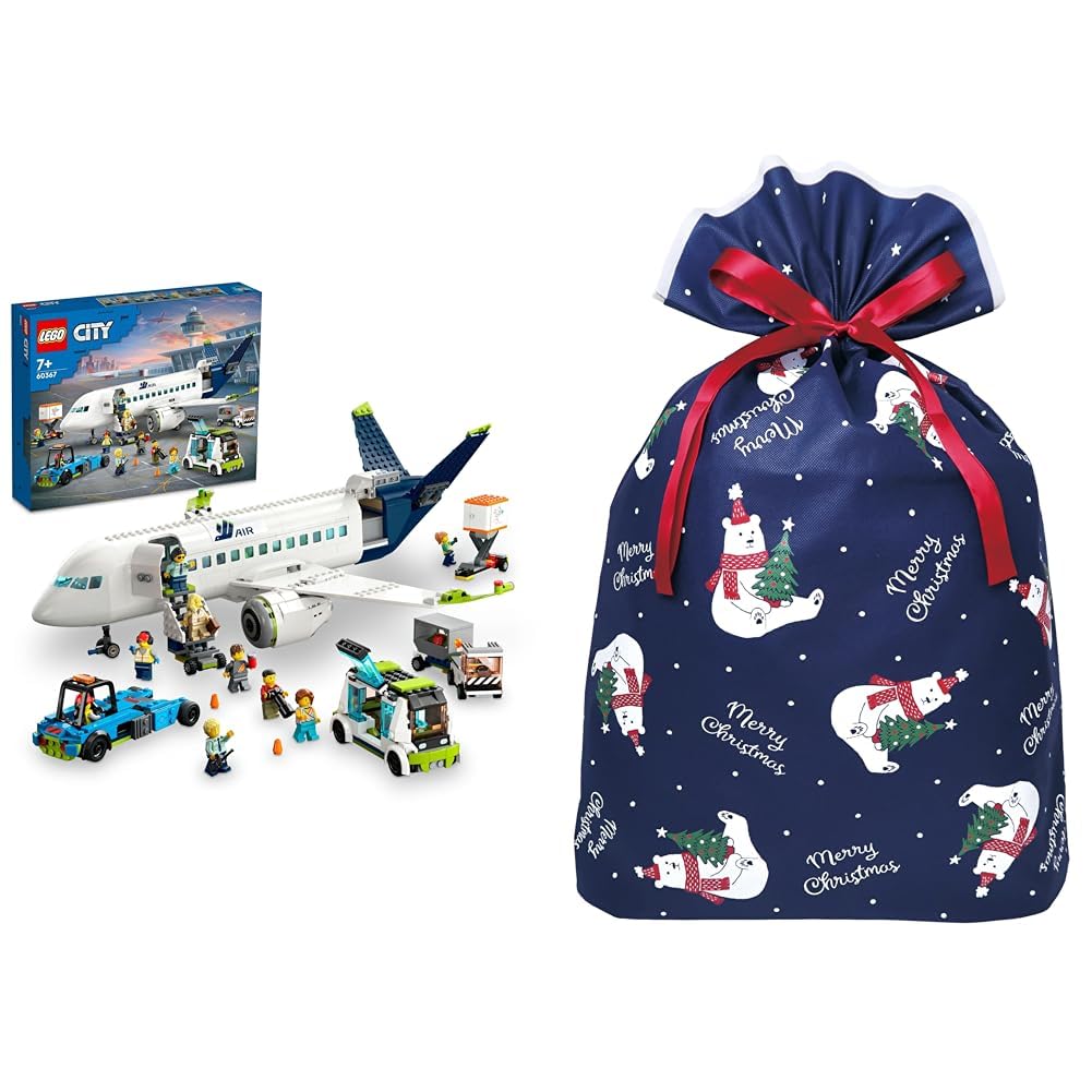 Amazon.co.jp: 旅客機 + インディゴ クリスマス ラッピング袋 4L