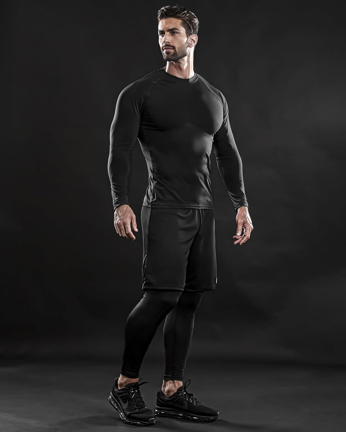 DRSKIN Men's Thermal Compression Shirts or Set Fleece Lined Base Layers Underwear Top & Bottom Sports Athletic Workout Winter - Image 6