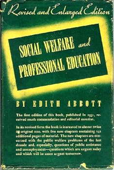 Unknown Binding Social welfare and professional education Book