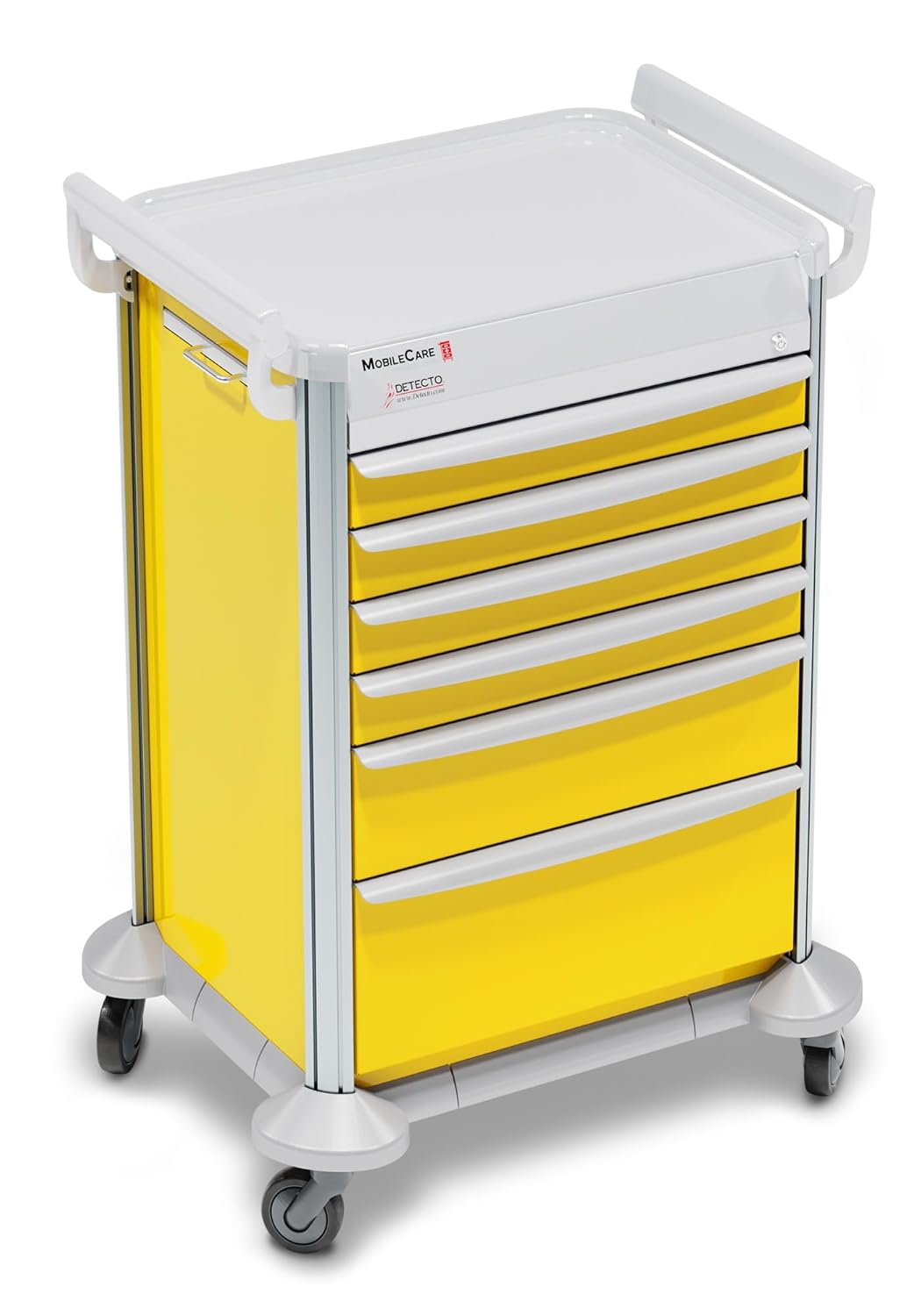 Detecto, 2022729, Mobile Care Medical Cart, Keyed Lock