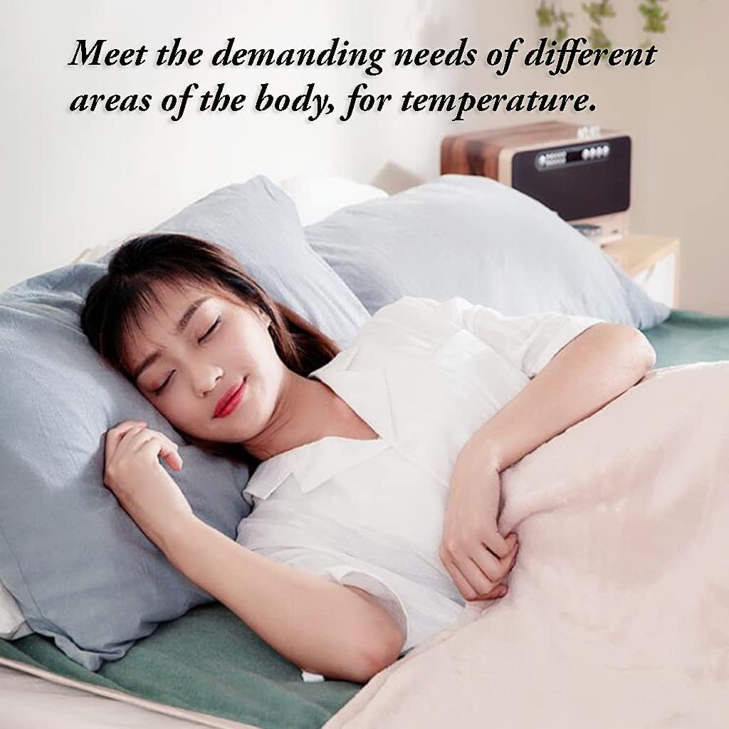 review DAPERCI Heated Blanket Machine Washable Soft Cotton Electric Blanket Fast Heating 3 Heat Levels and Auto Shut-Off Electric Throw