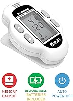 Vista 6 de KLIQ MicroNome - Mini metrónomo digital recargable - con altavoz (volumen digital, ritmo y ajuste de tempo) diseñado para su uso con piano, Blanco