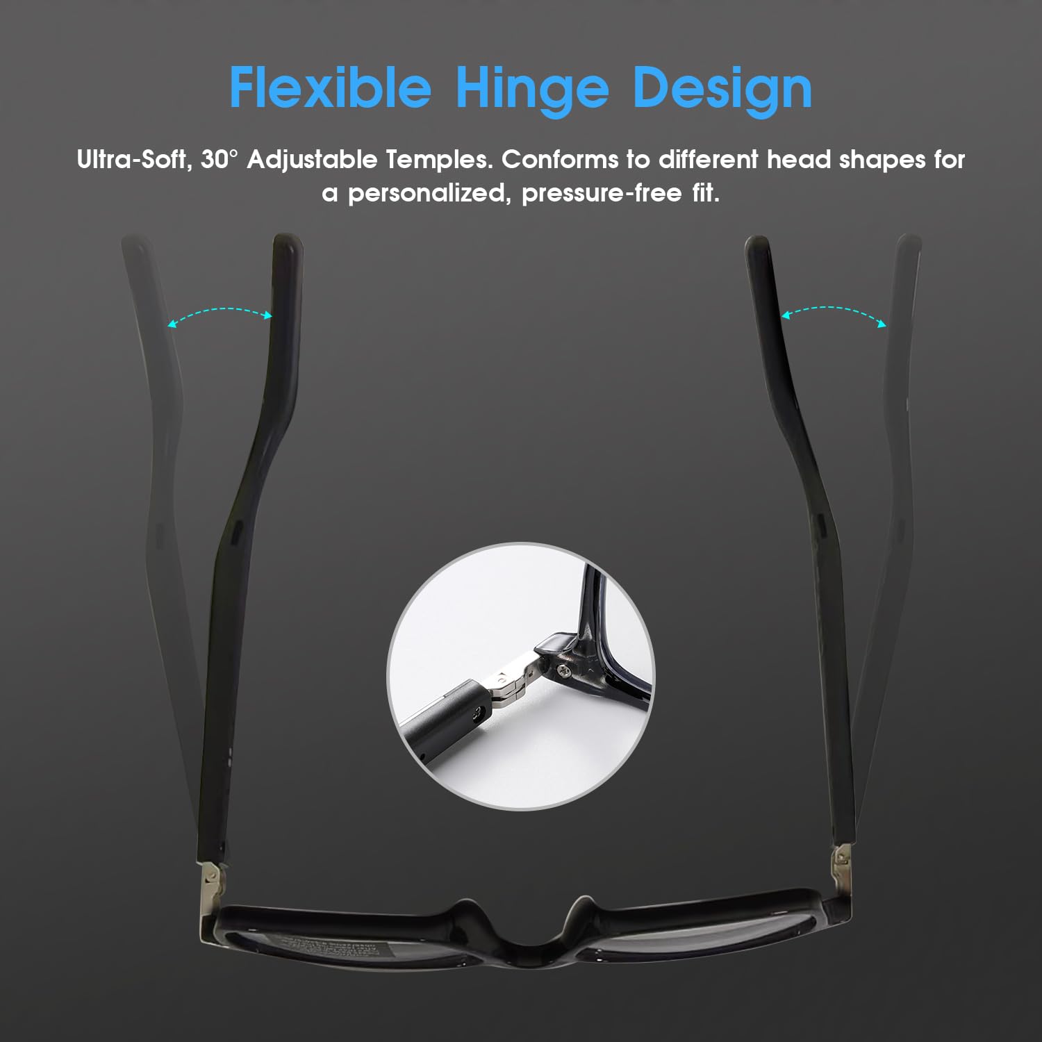 AI Smart Brille mit 160+ Sprachen, Farbwechsel-Linsen, Integriertem Lautsprecher & Klarer Audio - Bluetooth Glasses für Reisen, Meetings und Business Nutzung