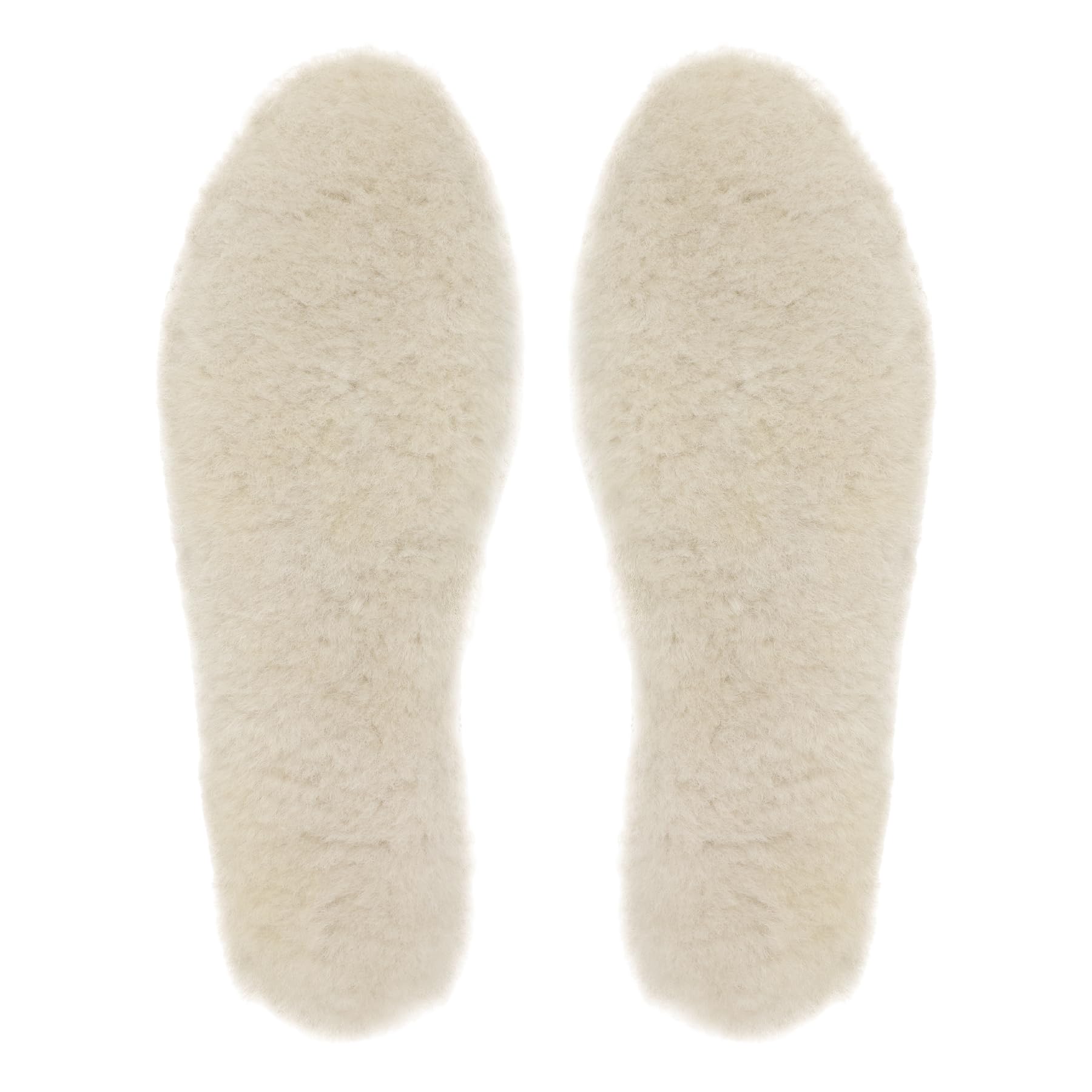 riemot Kids' Genuine Sheepskin Insoles,Thick Wool Fleece,Beige EU32/US1Y