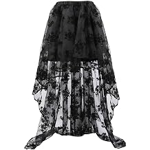 Kranchungel Steampunk Skirt Women Dress Pirate Skirt Halloween Costume - Ren Faire Corset Dress for Party-goers Aged 25-35